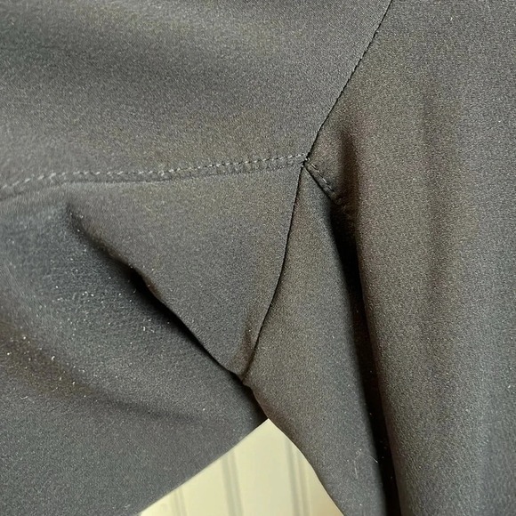 Athleta Lounge Pants Wide Leg Drawstring Black Comfy Casual Size Unknown - Picture 5 of 14